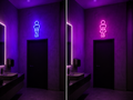 la realizziamo in tutte le taglie e forme più particolari e possibili insegne led & design luxury
