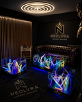 luxe trio led set salone di lusso