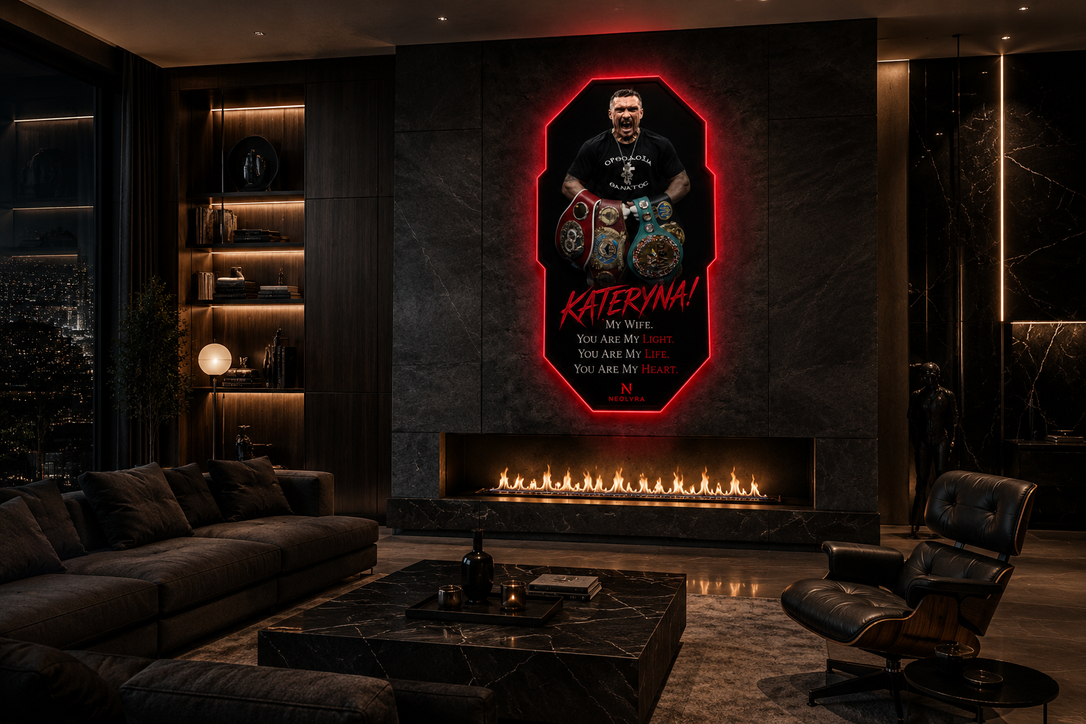 Usyk insegna led premium