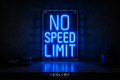 No Speed Limit LED Sign