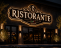 ristorante insegne led & design luxury