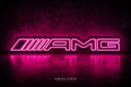 AMG MERCEDES insegna led premium