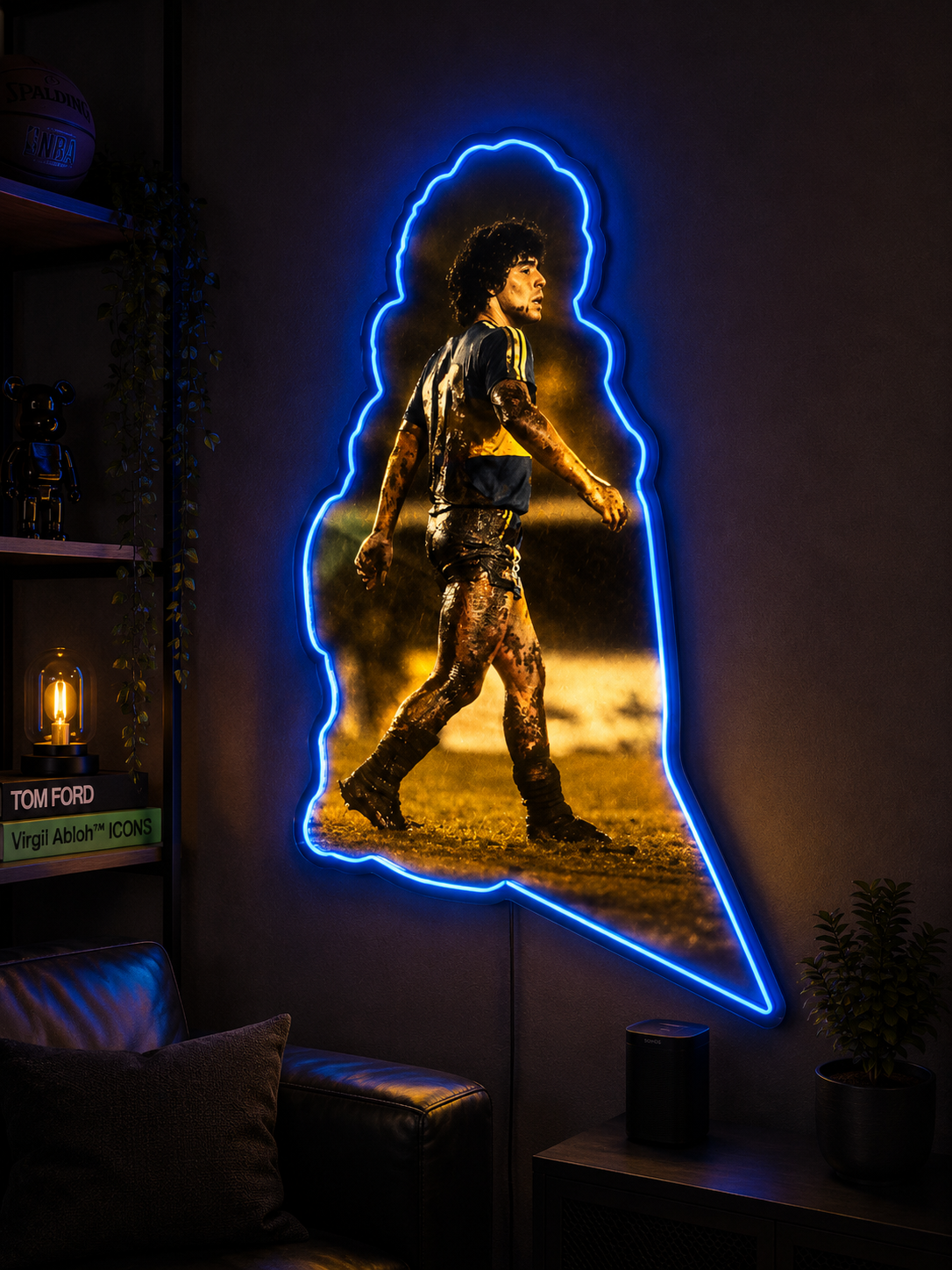 la leggenda Dios 10  insegna  led premium