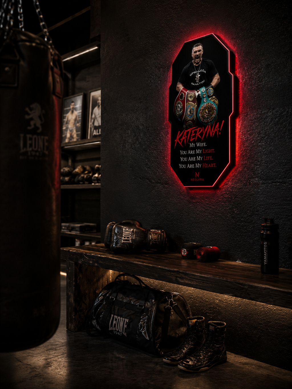 Usyk insegna led premium
