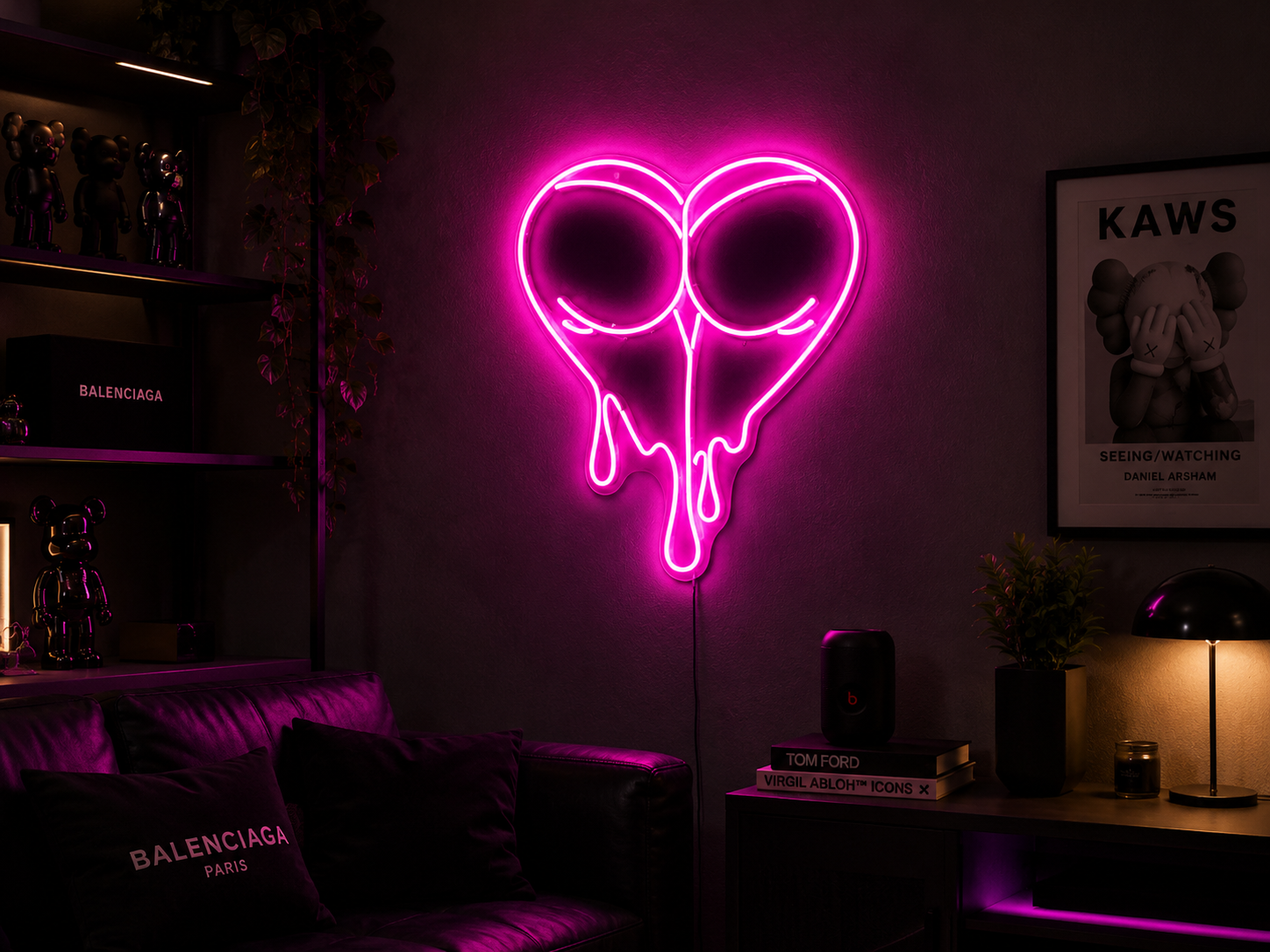 insegna 🍑 led premium