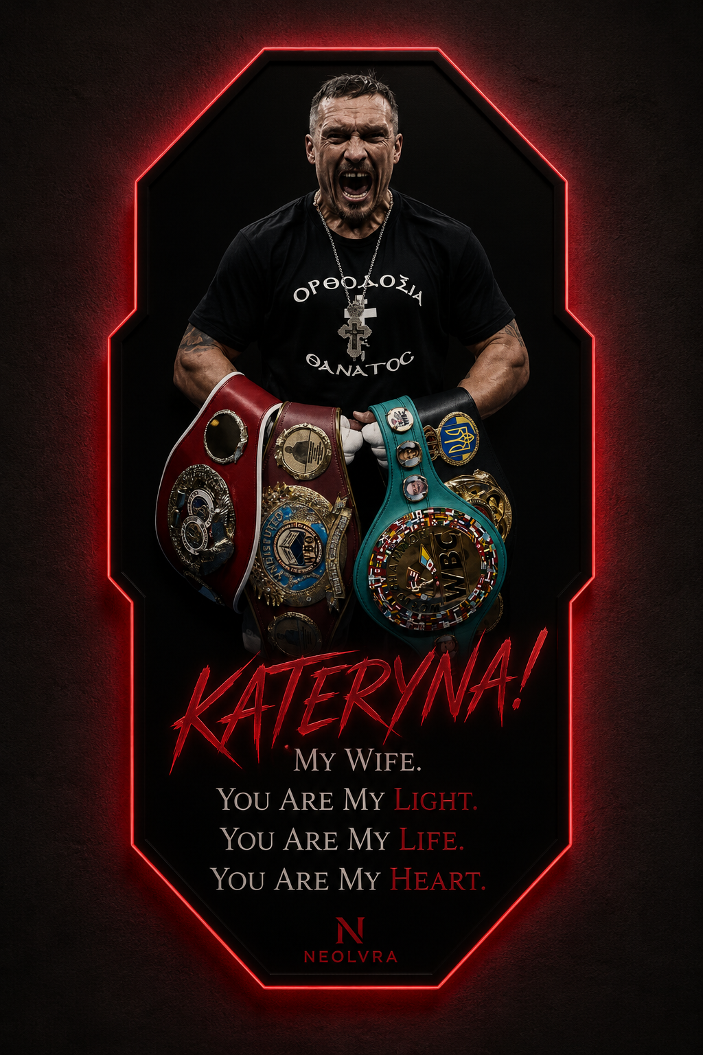 Usyk insegna led premium